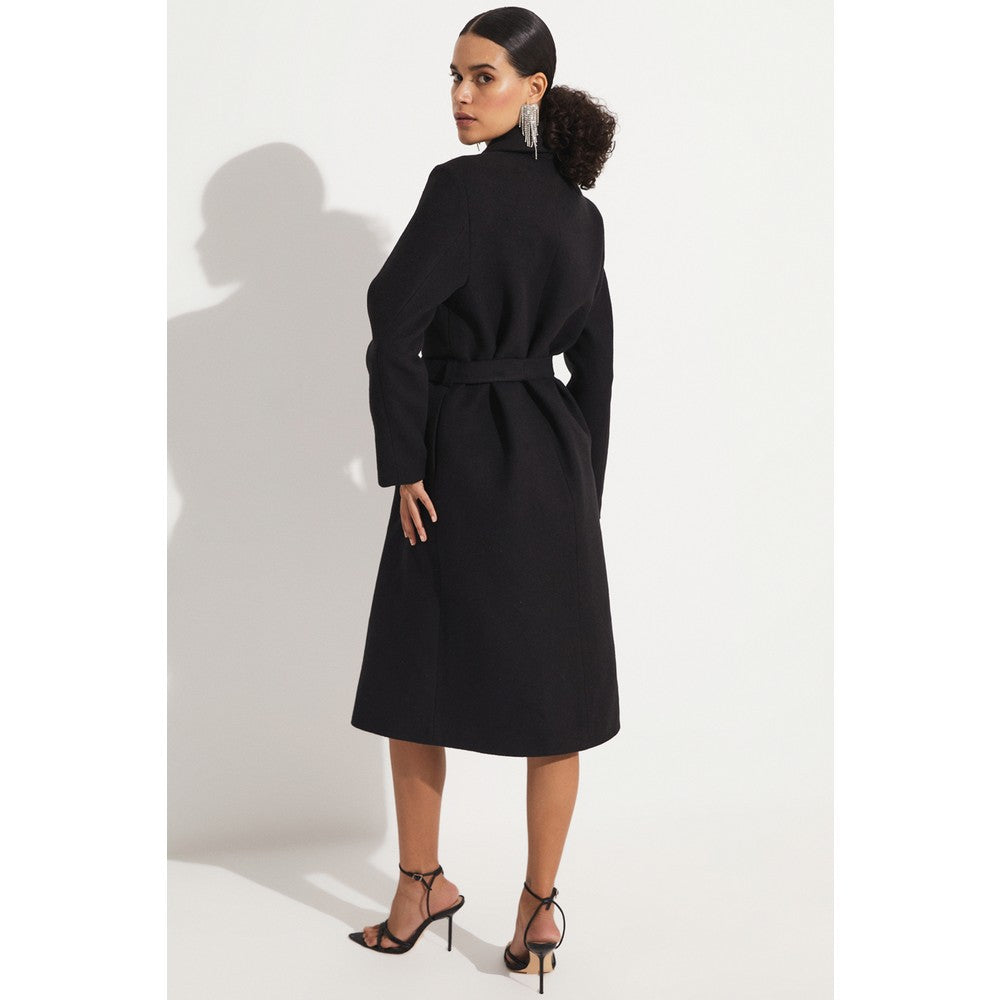 June Tie Detailed Kachet Coat