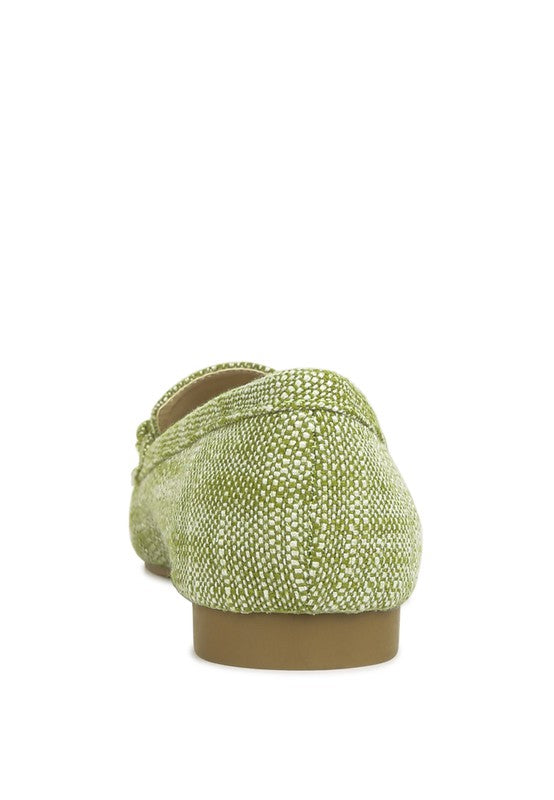 Abeera Chain Embellished Loafers