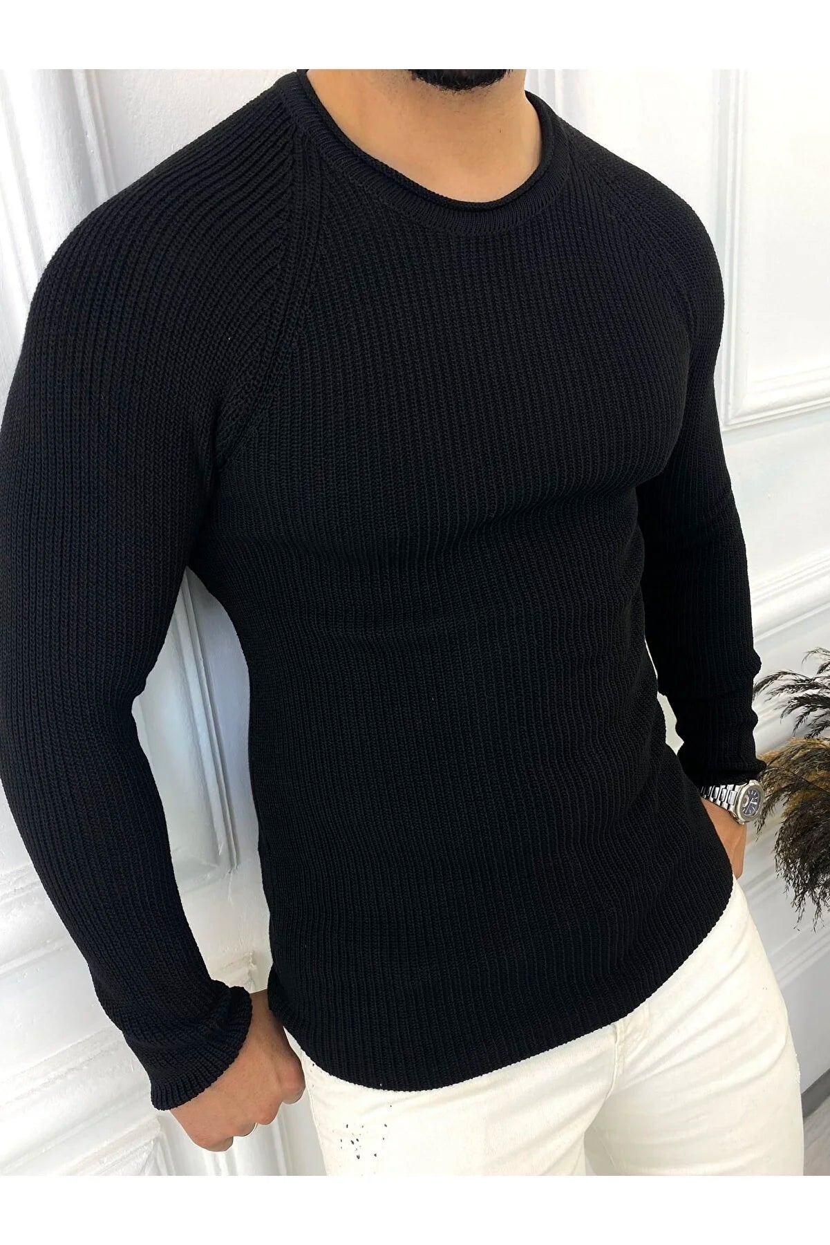 Slim Fit Knitwear Sweater