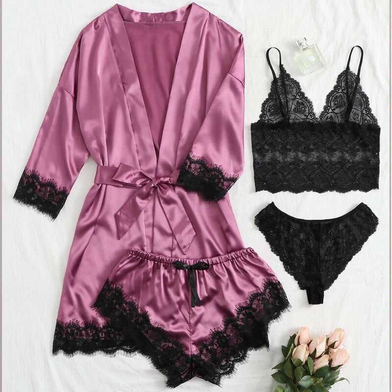 Women's Sexy Solid Color Lingeri