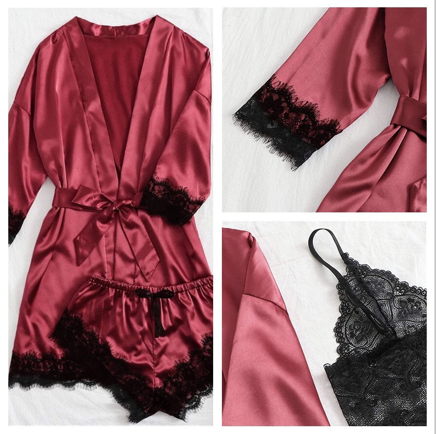 Women's Sexy Solid Color Lingeri