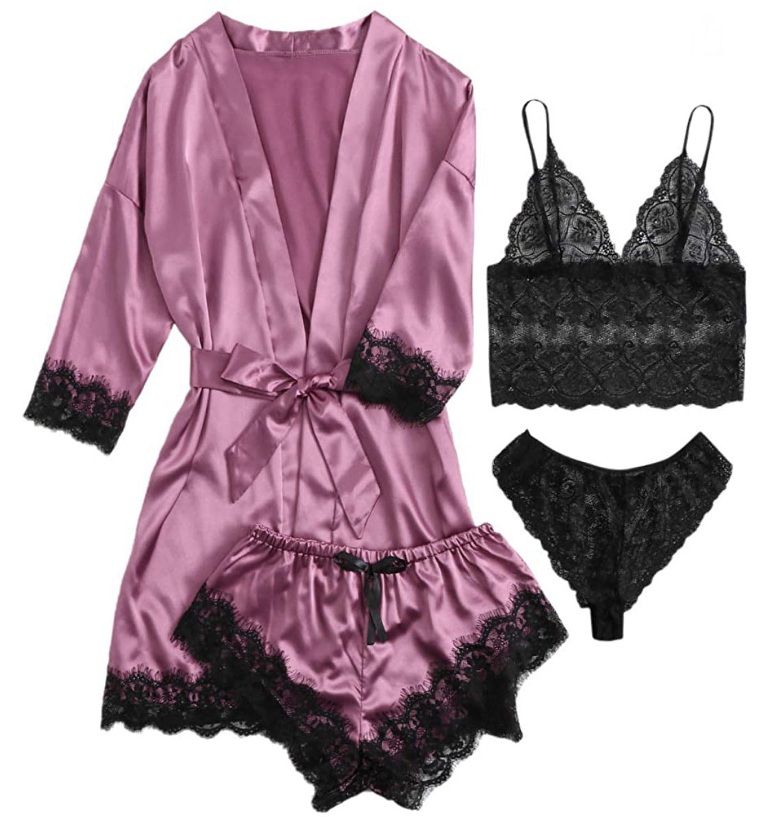 Women's Sexy Solid Color Lingeri