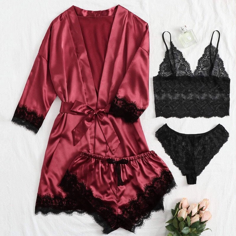 Women's Sexy Solid Color Lingeri