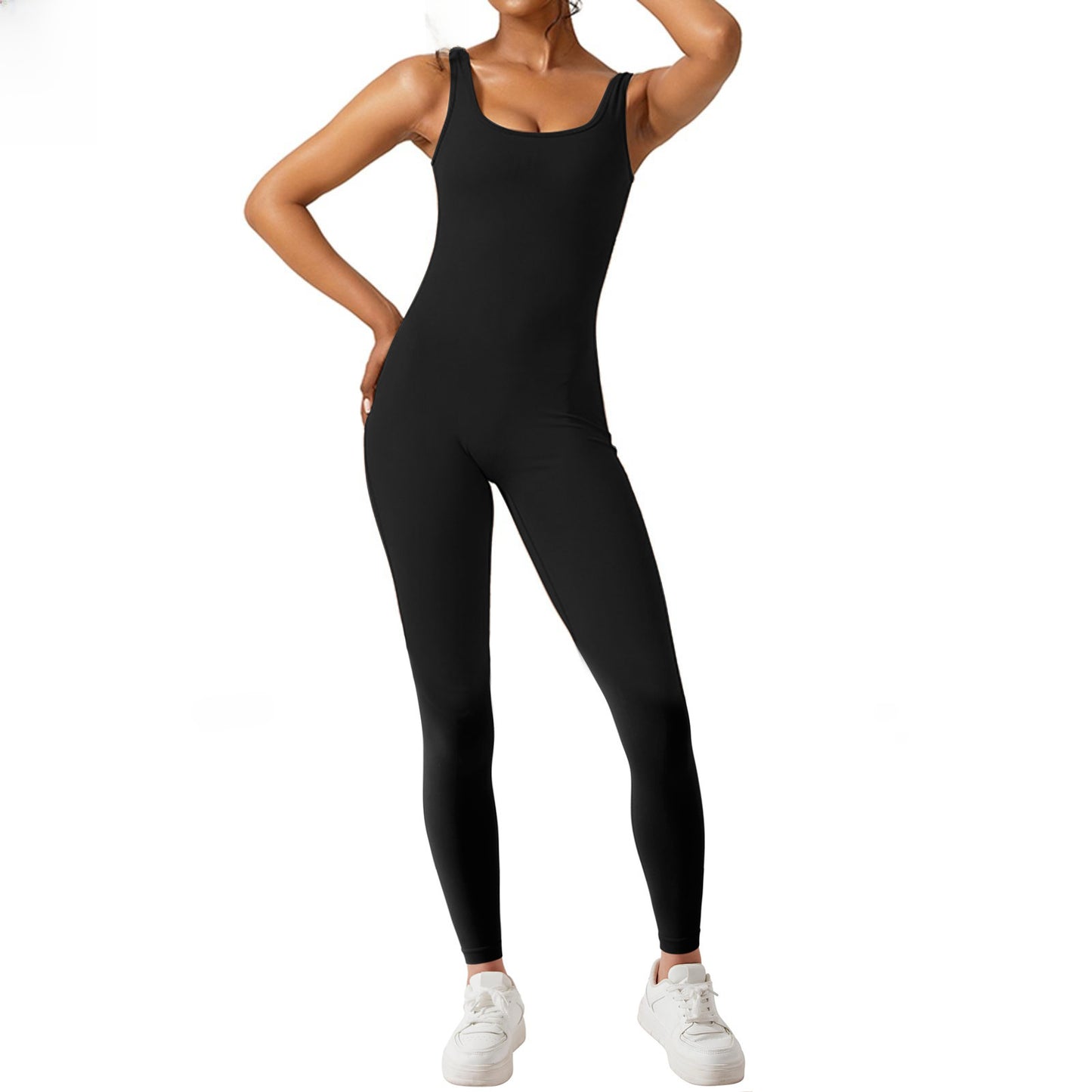 Spring/Summer Women's Slim-fit Hip-lifting Jumpsuit Sexy Backless Sports Yoga Clothes