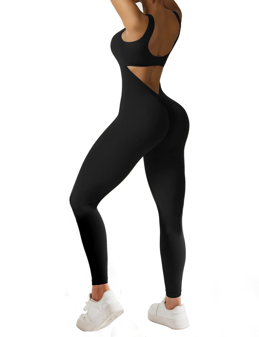 Spring/Summer Women's Slim-fit Hip-lifting Jumpsuit Sexy Backless Sports Yoga Clothes