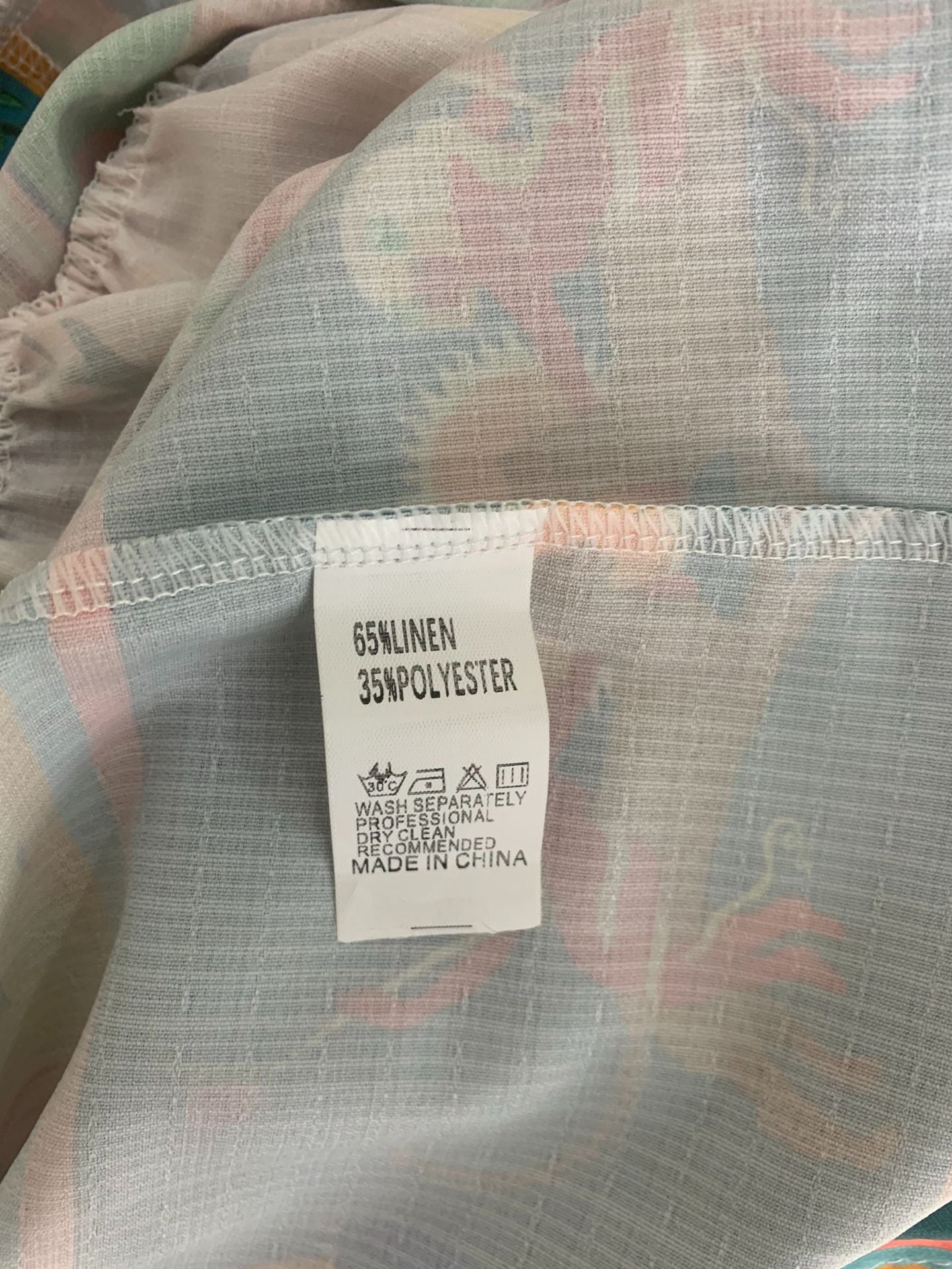 Autumn Winter Long Sleeve Printed Lace up Pleated Dress