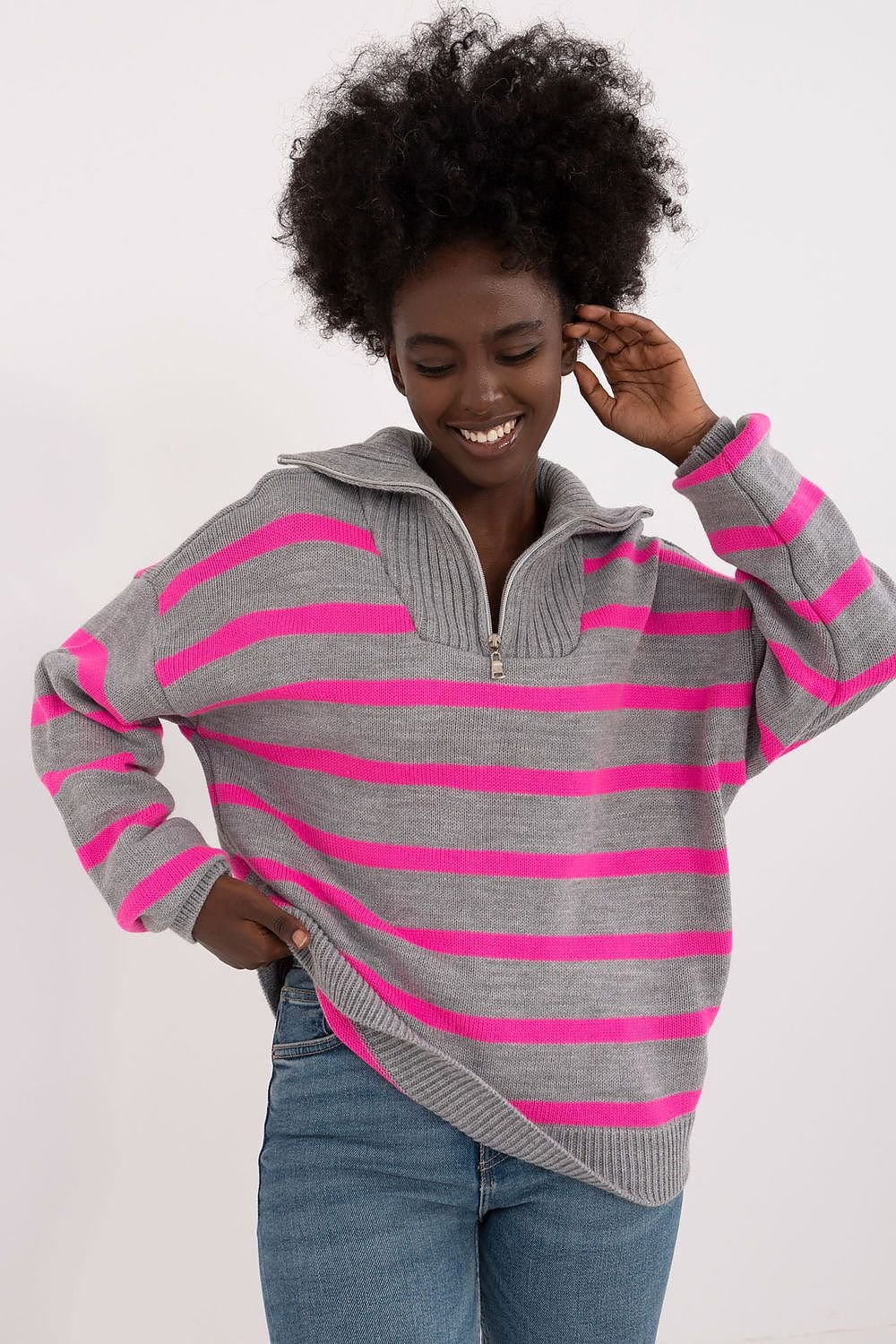 Turtleneck Badu Striped Sweater