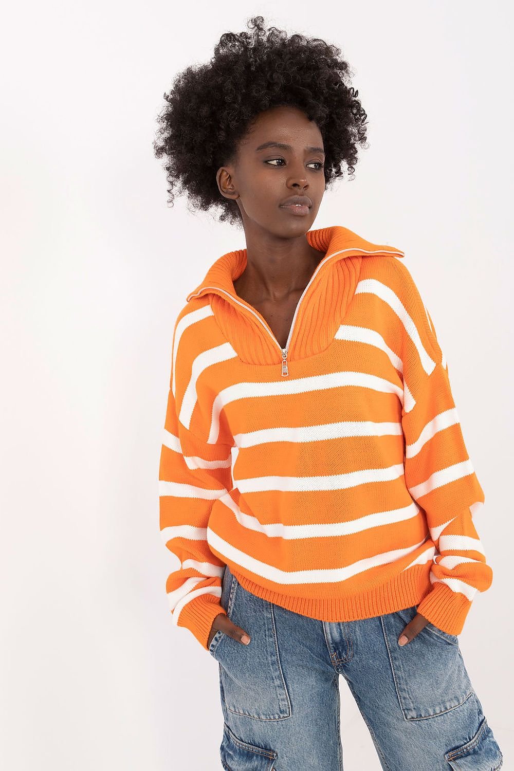 Turtleneck Badu Striped Sweater