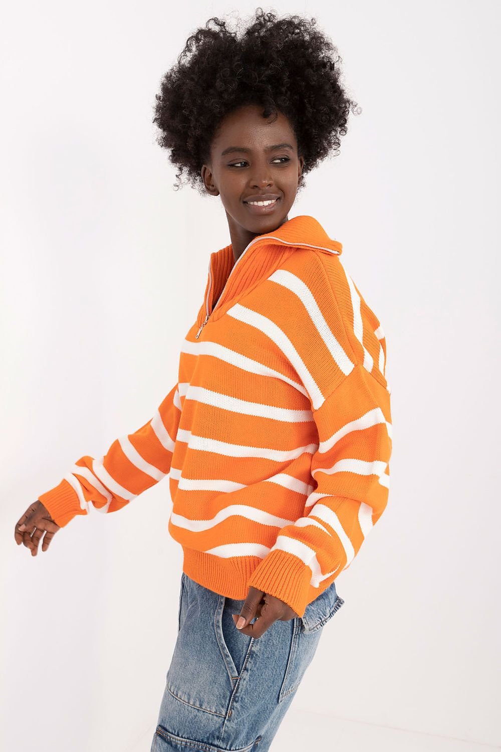 Turtleneck Badu Striped Sweater