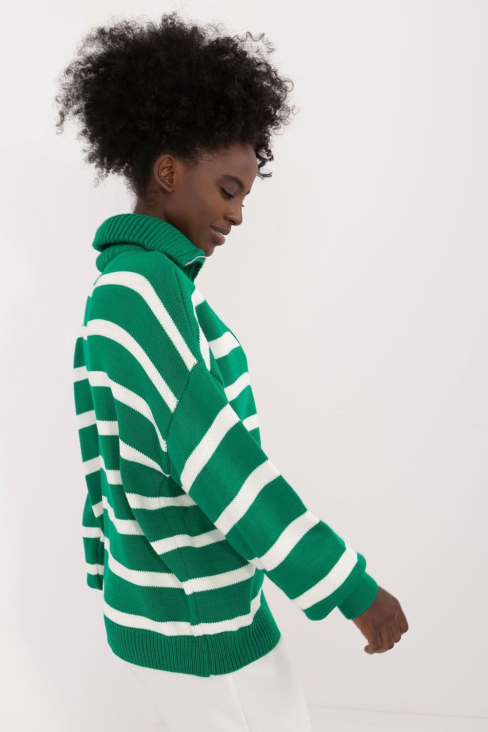 Turtleneck Badu Striped Sweater