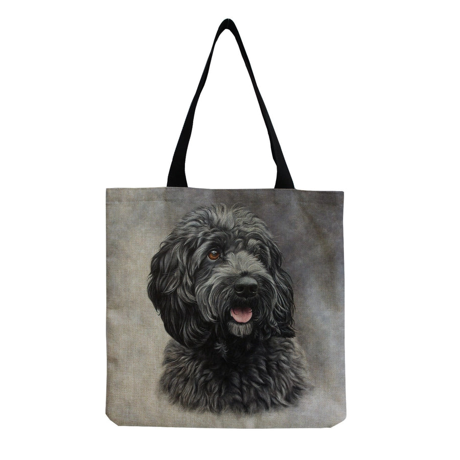 women's cute dog shopping bags
