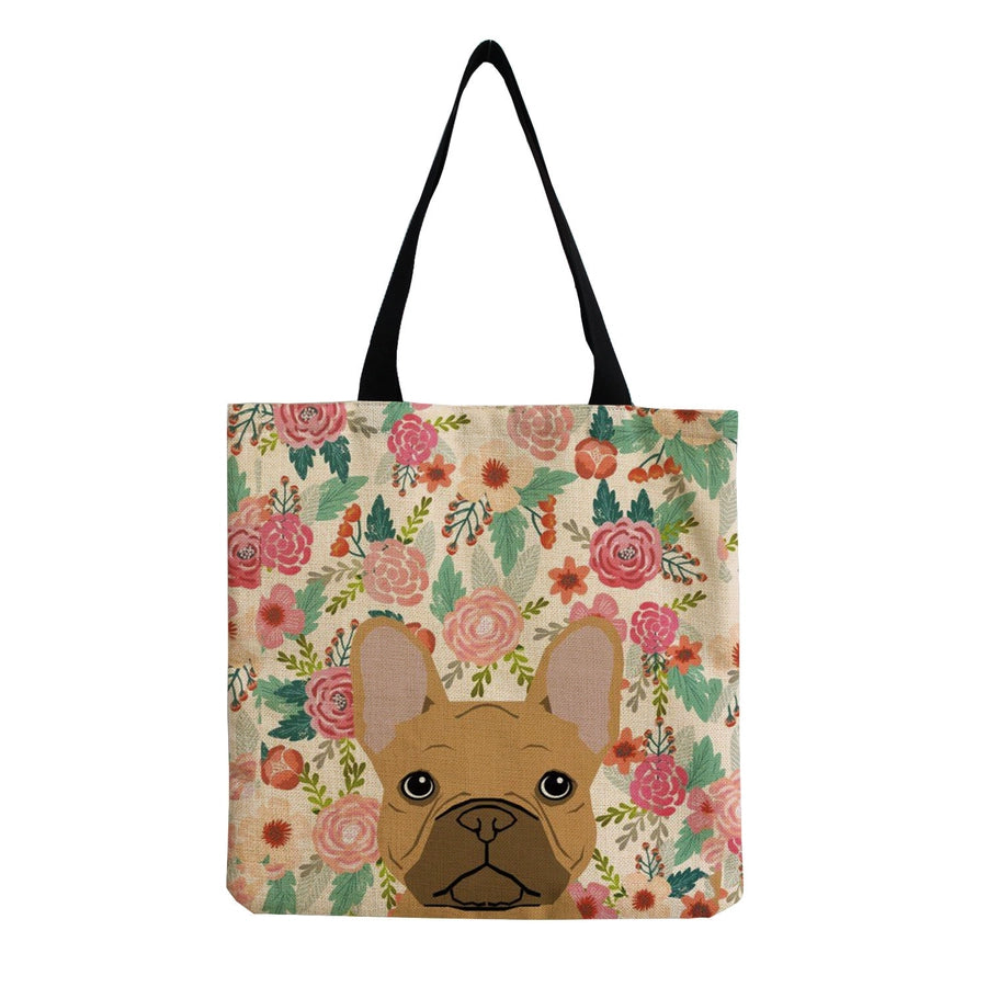 women's cute dog shopping bags