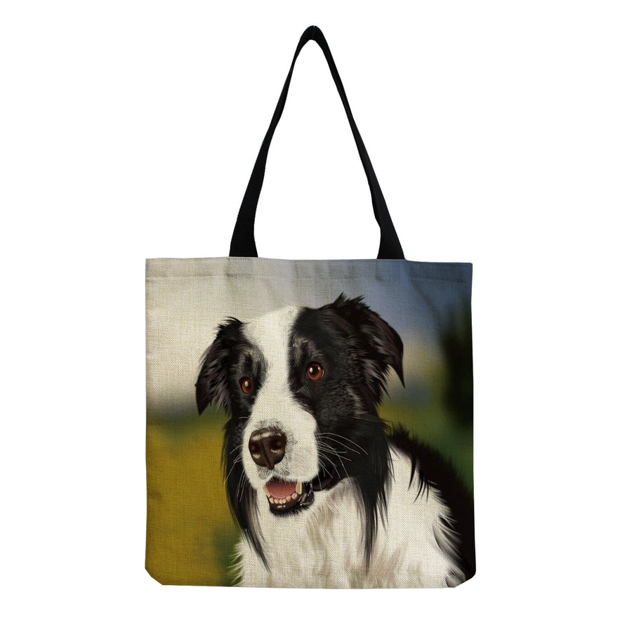 women's cute dog shopping bags