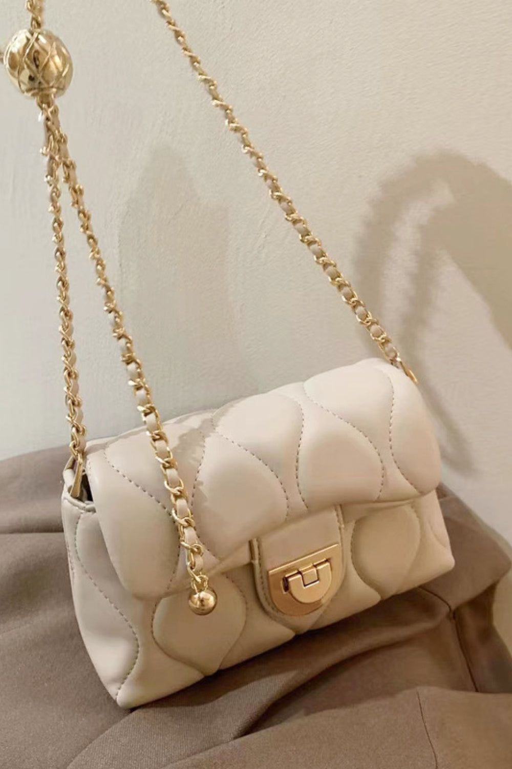 PU Leather Adjustable Chain Crossbody Purse