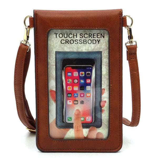Monogram Crossbody Cell Phone Purse