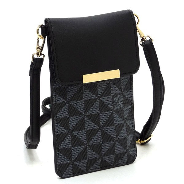 Monogram Crossbody Cell Phone Purse