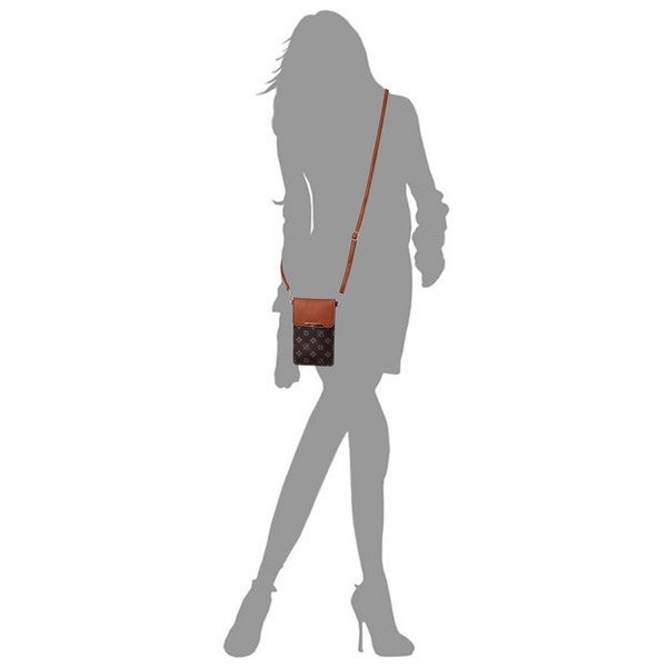 Monogram Crossbody Cell Phone Purse