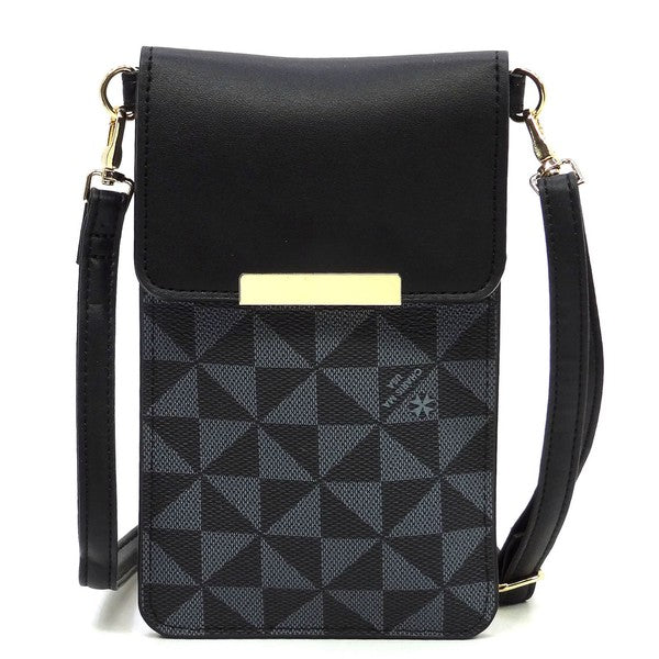 Monogram Crossbody Cell Phone Purse