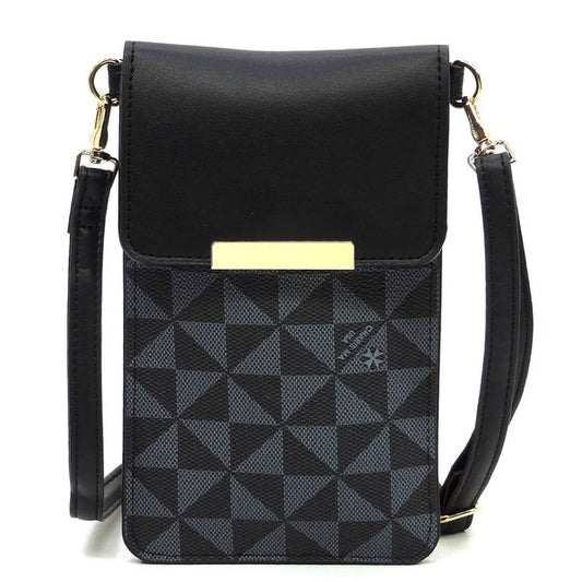 Monogram Crossbody Cell Phone Purse