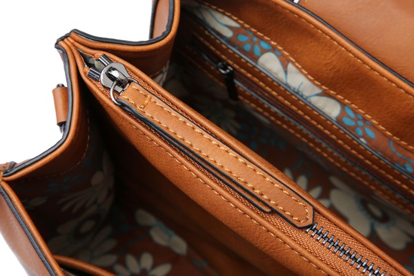 Crossbody Tote bag With Small Triple Compartments