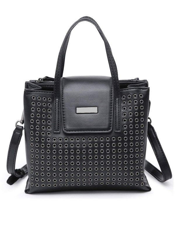 Crossbody Tote bag With Small Triple Compartments