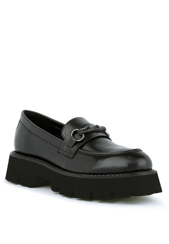 Cheviot Chunky Leather Loafers