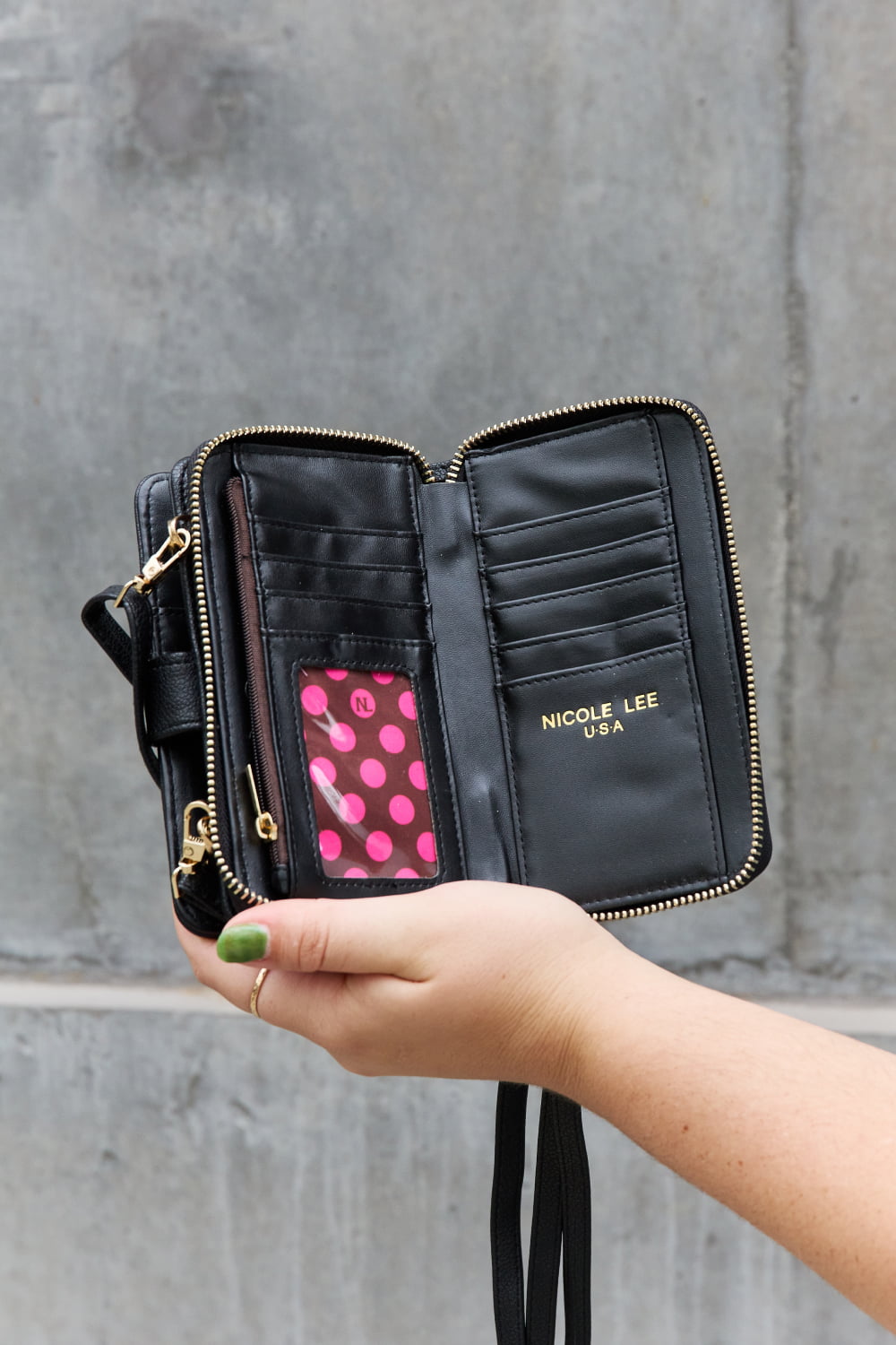 Nicole Lee Two-Piece Crossbody Phone Case Wallet