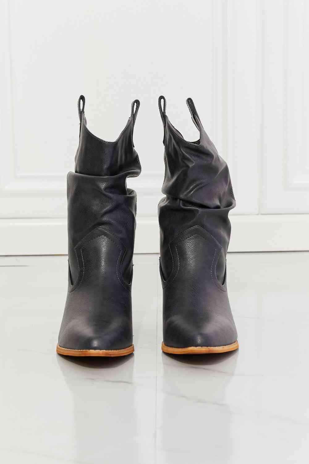 MMShoes Better in Texas Scrunch Cowboy Boots
