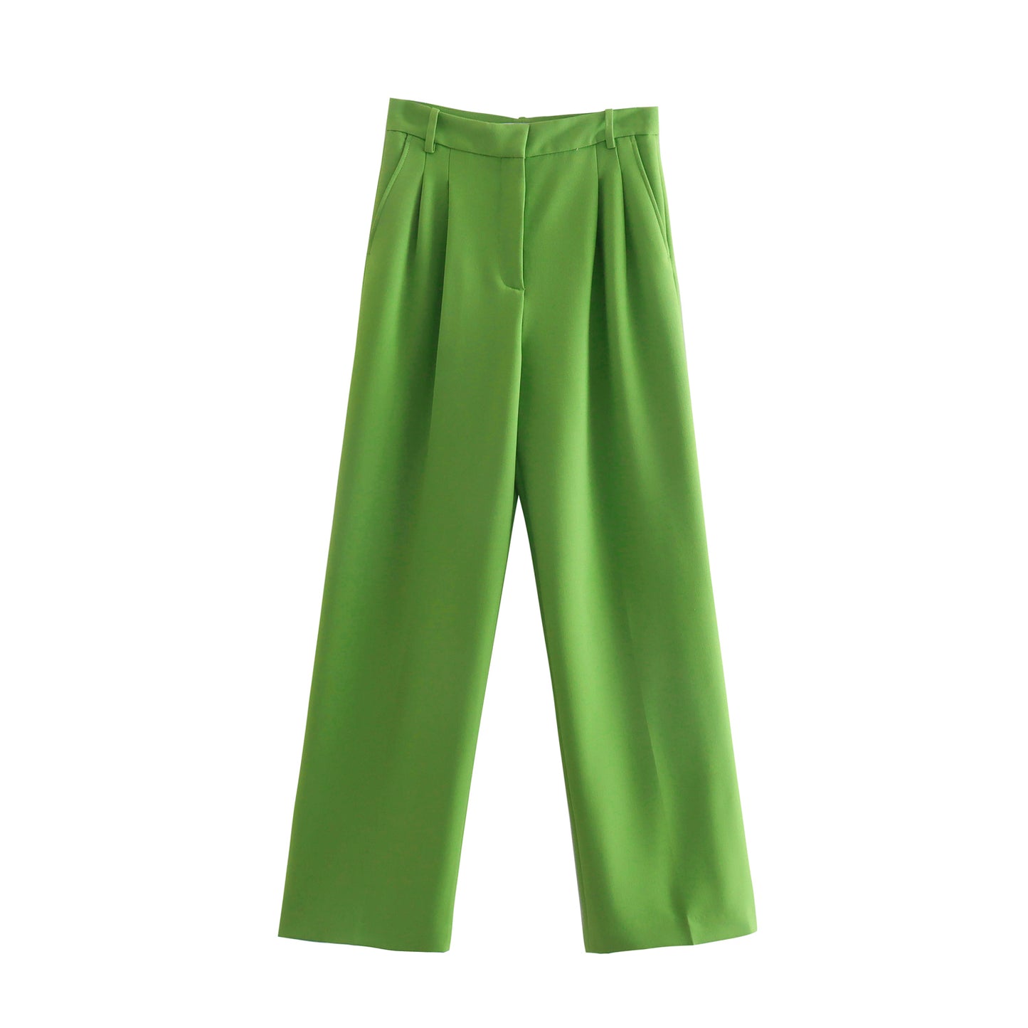 Spring Retro Loose-Fitting Slimming Straight Leg Trousers