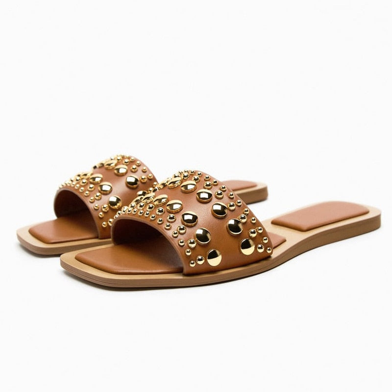 Flat Sandals 2023 Summer Street Casual Slippers