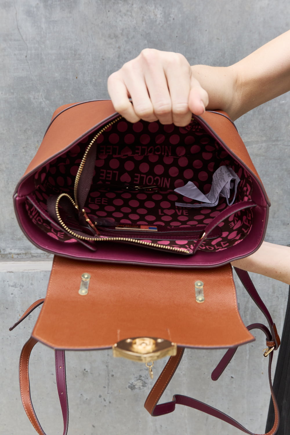 Nicole Lee Python 3-Piece Bag Set