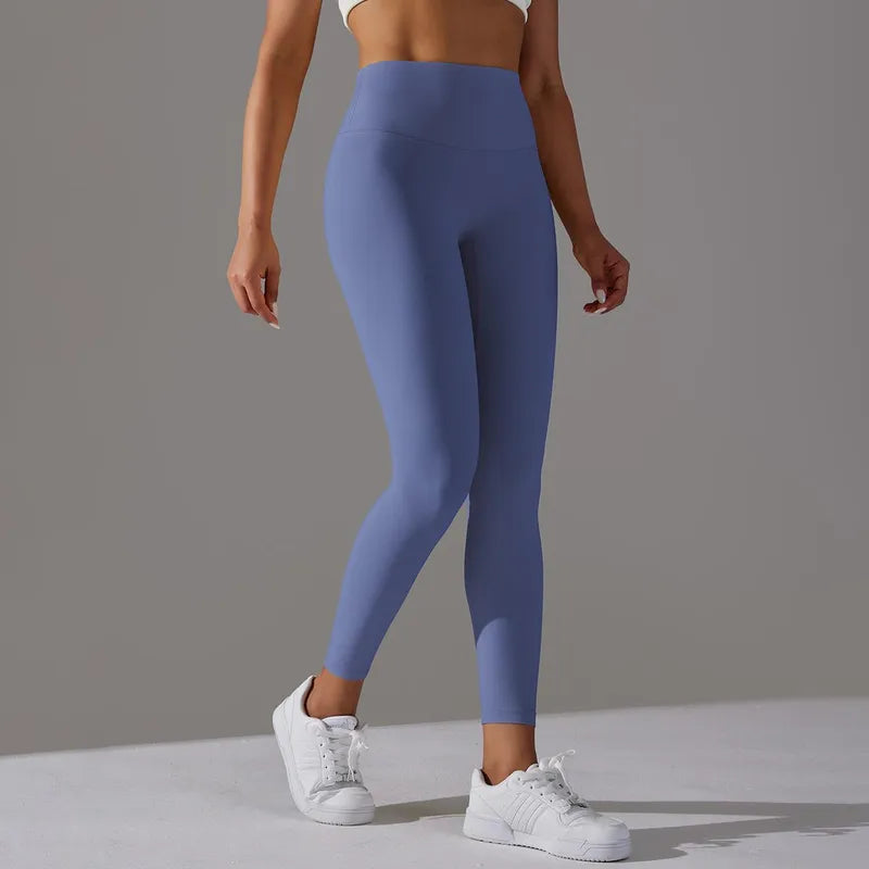 Sports Solid Color  Active Leggings