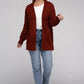 Low Gauge Waffle Open Cardigan Sweater