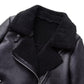 Motorcycle Trendy Grace Collared Baggy Coat
