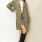 Right Round Button-Front Oversized Coat