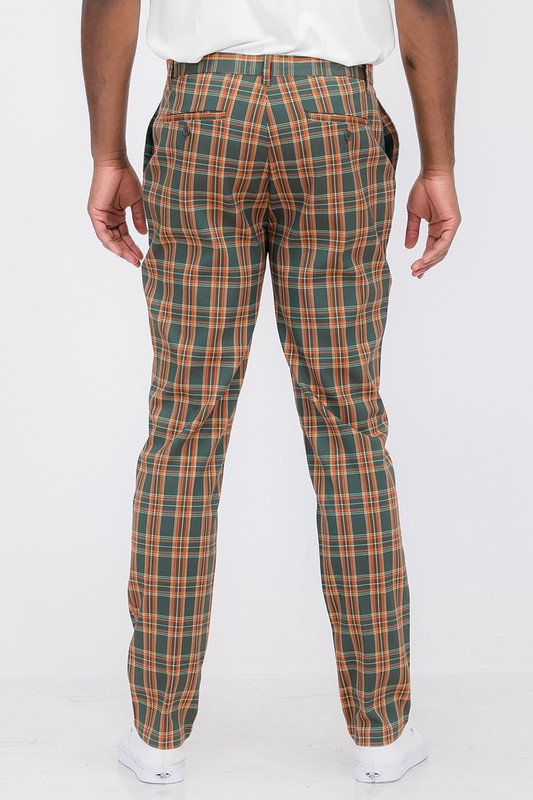 Plaid Trouser Pants