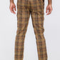 Weiv Mens Plaid Trouser Pants