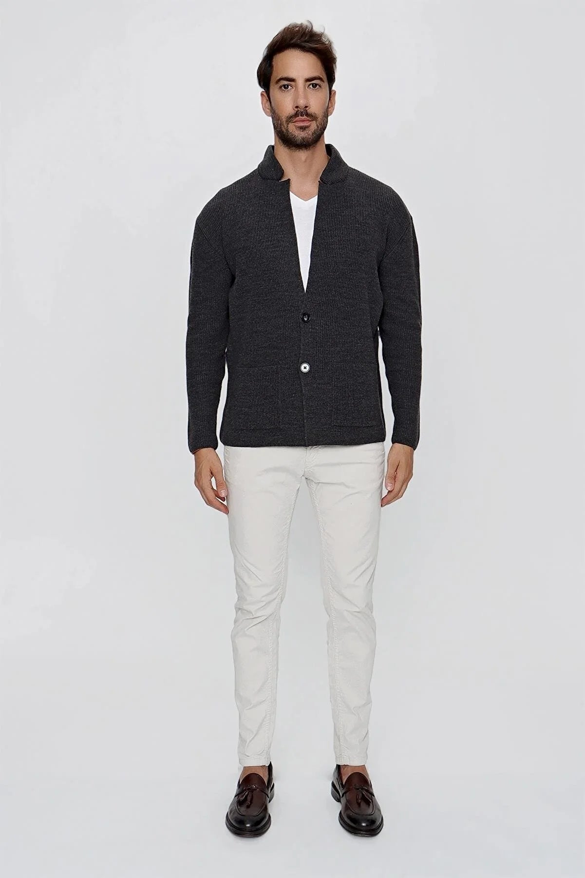 Men's Regular Fit Knitwear Cardigan