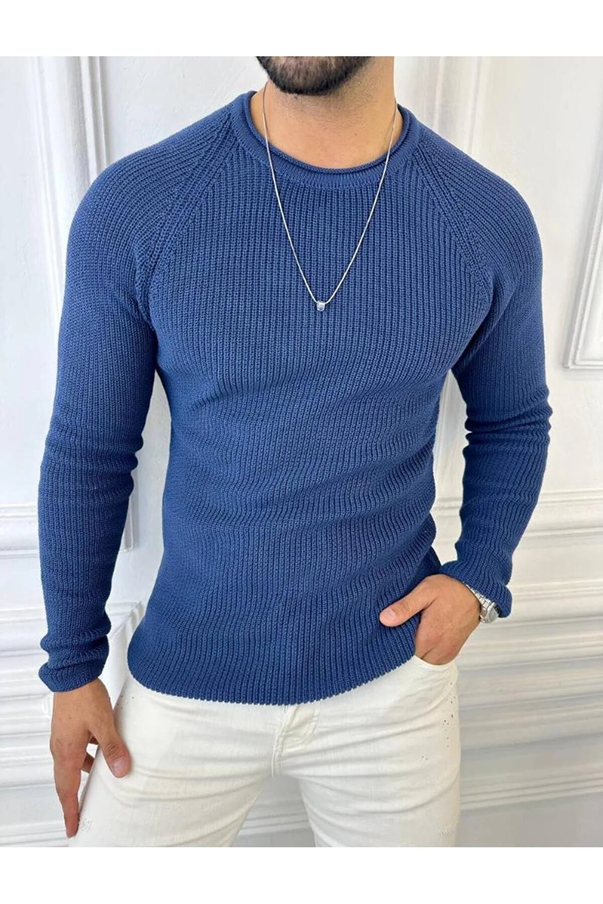 Slim Fit Knitwear Sweater