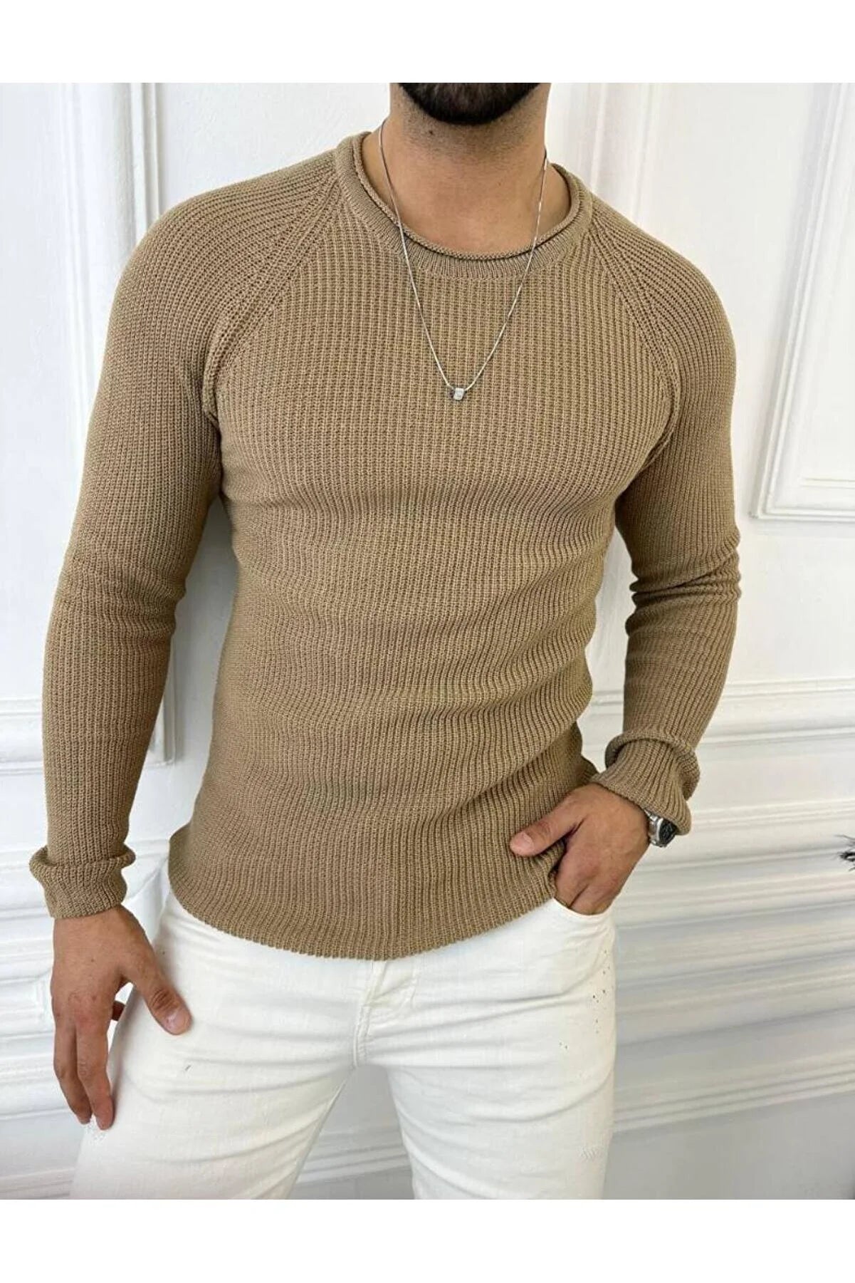 Slim Fit Knitwear Sweater