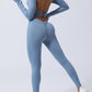 Twisted Backless Long Sleeve Jumpsuit