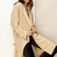 Right Round Button-Front Oversized Coat