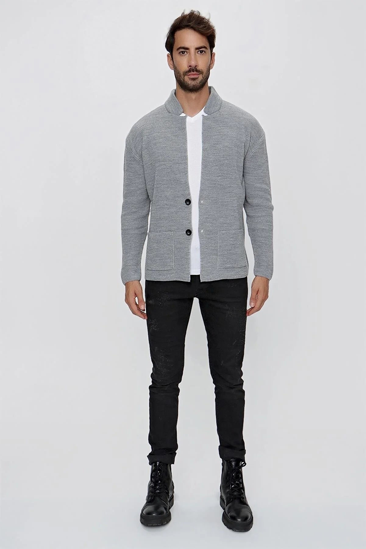 Men's Regular Fit Knitwear Cardigan