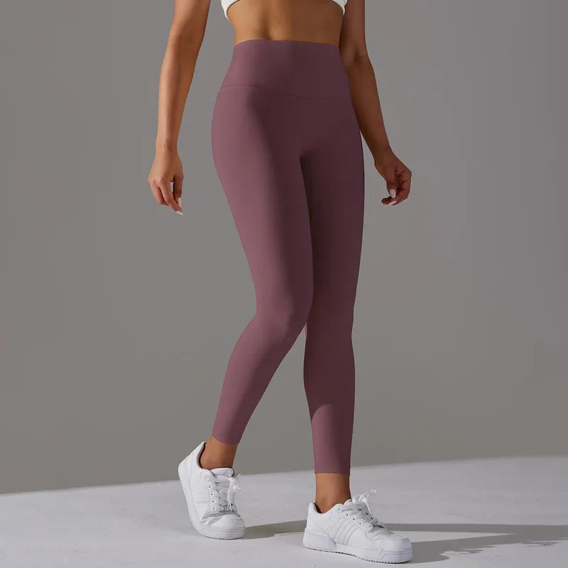 Sports Solid Color  Active Leggings