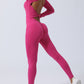 Twisted Backless Long Sleeve Jumpsuit