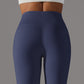 Sports Solid Color  Active Leggings