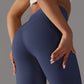 Sports Solid Color  Active Leggings