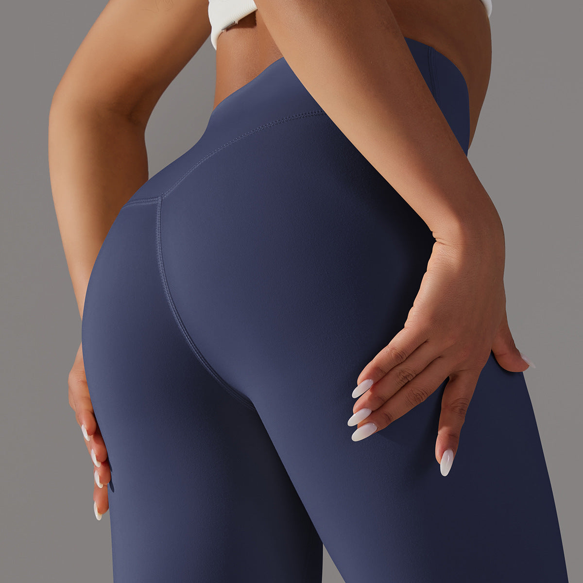 Sports Solid Color  Active Leggings