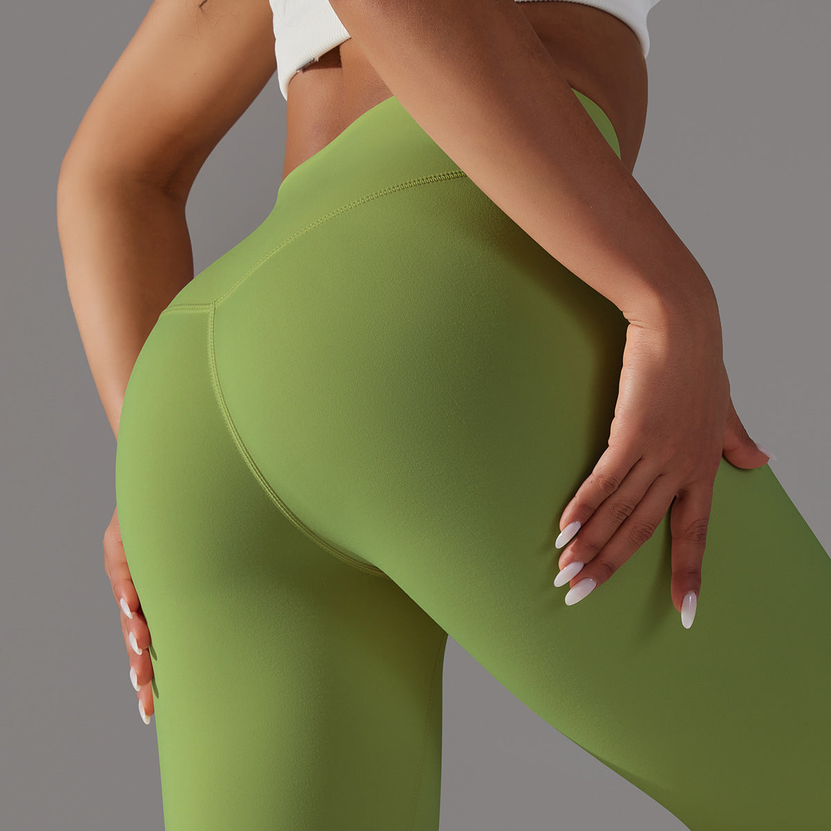 Sports Solid Color  Active Leggings
