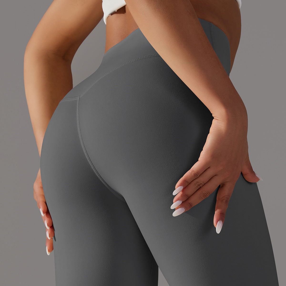Sports Solid Color  Active Leggings